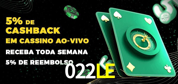 Promoções do cassino ao Vivo 022LE
